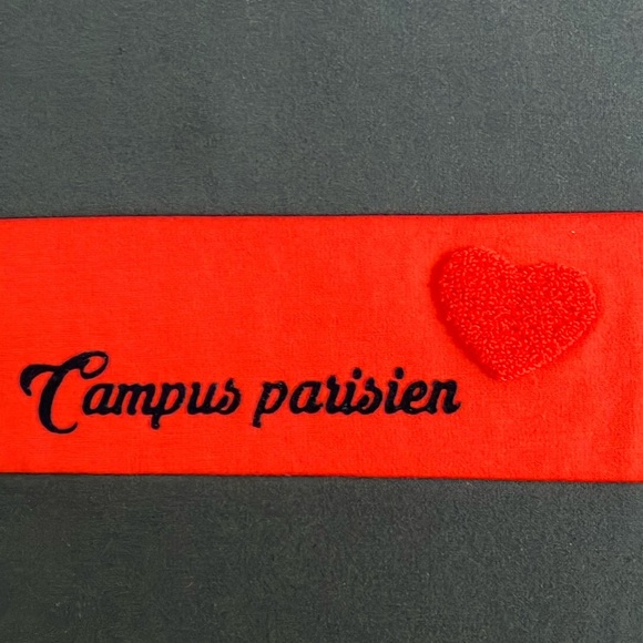 NAF NAF Women's Navy blue and Red Jersey Top - Picture 2 of 13